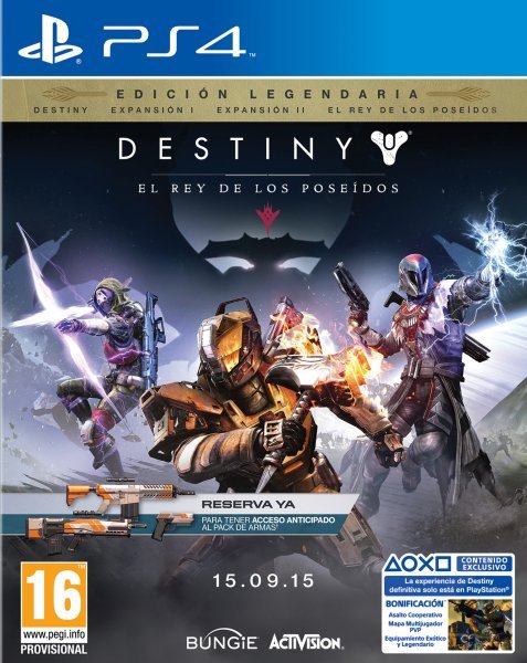 PS4 DESTINY EL REY DE LOS POSEIDOS ED. LEGENDARIA